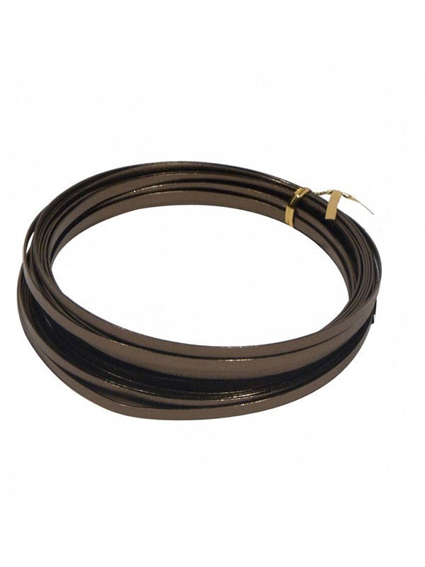 Flat Aluminium Wire Black