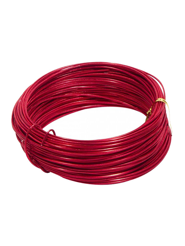 Round Aluminium Wire Red