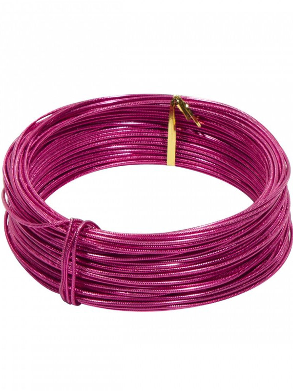 Round Aluminium Wire Pink