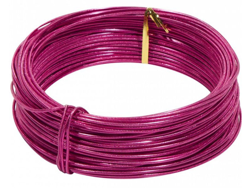 Round Aluminium Wire Pink