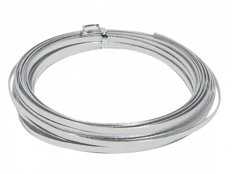 Flat Aluminium Wire Silver